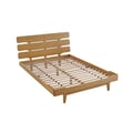 Currant Eastern King Platform Bed, Caramelized