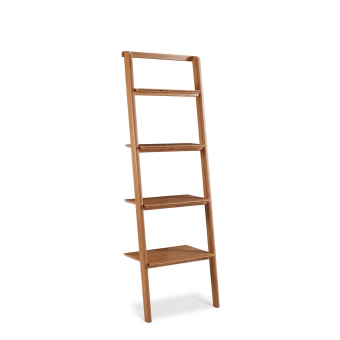 Greenington Currant Caramelized Bamboo Leaning Bookshelf GRN-G0049CA