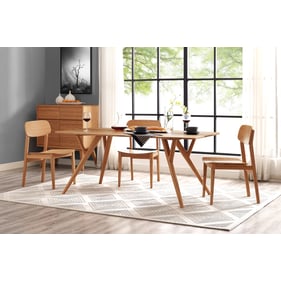 Greenington Azara Caramelized Bamboo 5pc Dining Room Set