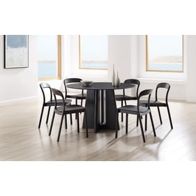 Greenington Luna Caviar 7pc Dining Room Set