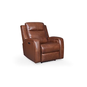 GTR Cheyenne Saddle Leather Swivel Dual Power Lay Flat Recliner