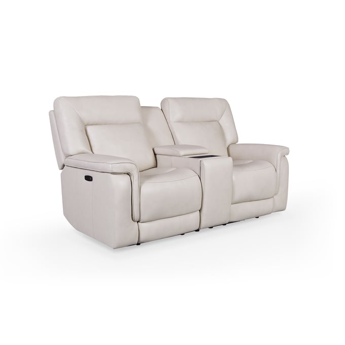 GTR Austin Dove Leather Dual Zero Gravity Power Loveseat with Console GTR-M523-20