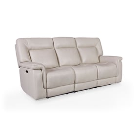 GTR Austin Dove Leather Dual Zero Gravity Power Sofa