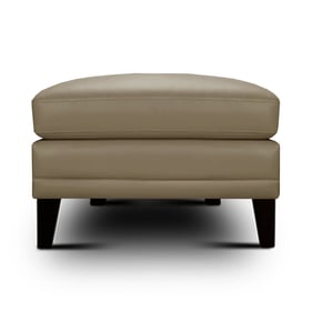 GTR San Paulo Beige Leather Ottoman