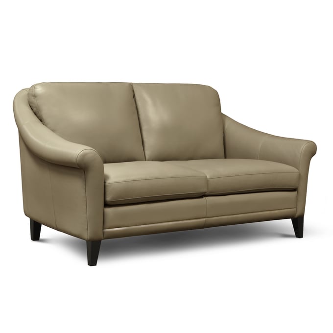 GTR San Paulo Beige Leather Loveseat GTR-W6628CB-20