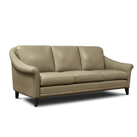 GTR San Paulo Beige Leather Sofa