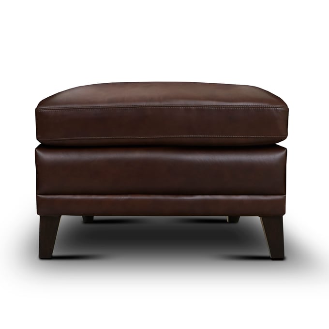 GTR San Paulo Brown Leather Ottoman GTR-W6628CC-00