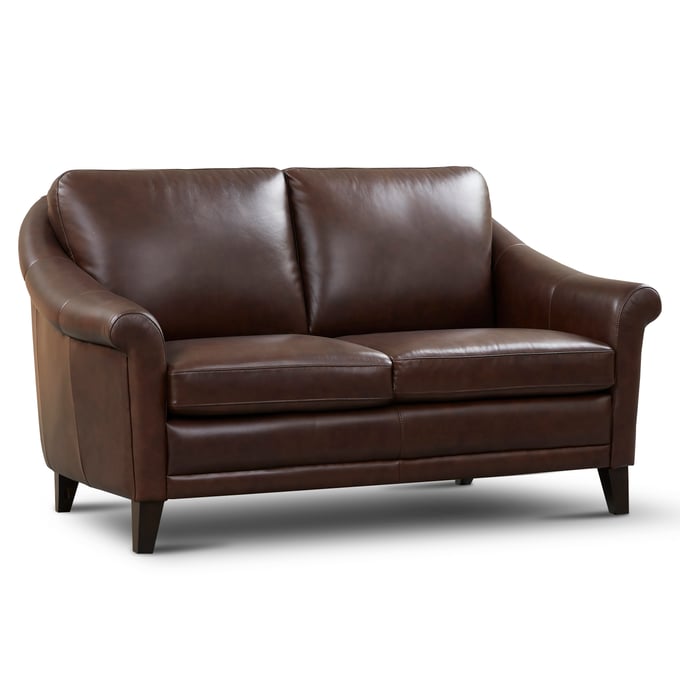 GTR San Paulo Brown Leather Loveseat GTR-W6628CC-20