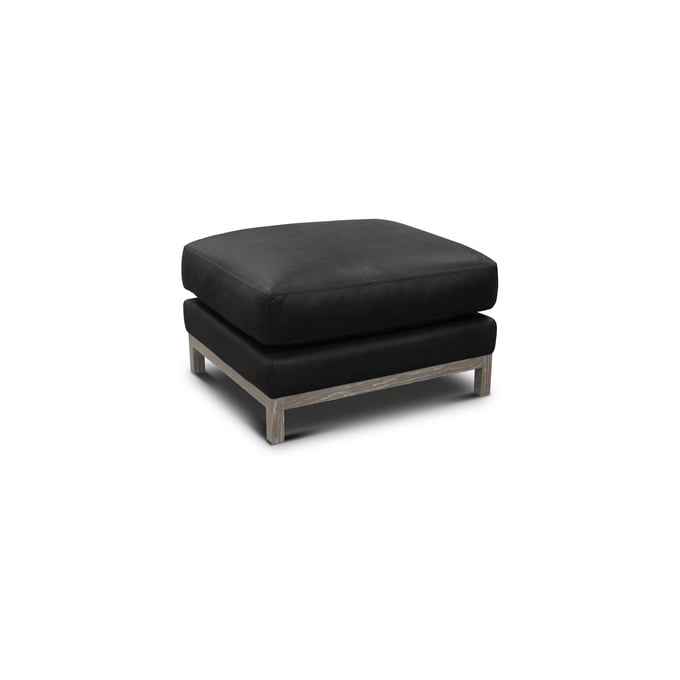 GTR Monterrey Charcoal Leather Ottoman GTR-X11-00