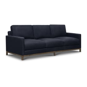 GTR Monterrey Navy Leather Sofa