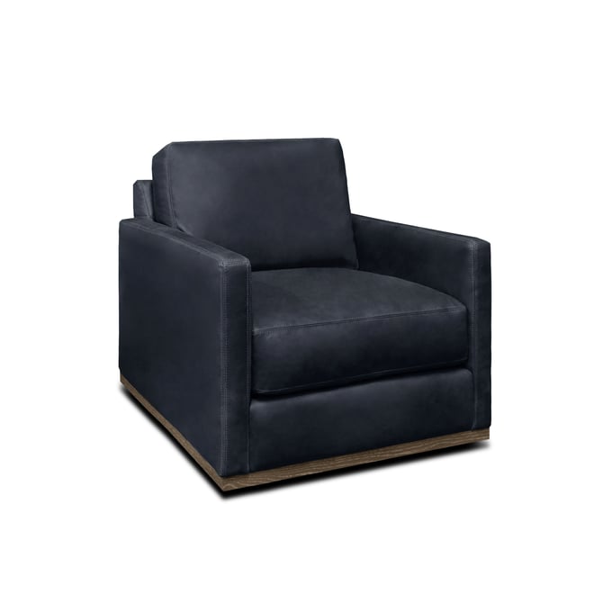 GTR Monterrey Navy Leather Swivel Chair GTR-X11NA-6A