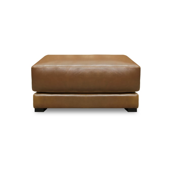 GTR Raffa Bronze Leather Ottoman Footstool GTR-X14-00