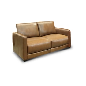 GTR Raffa Bronze Leather Loveseat