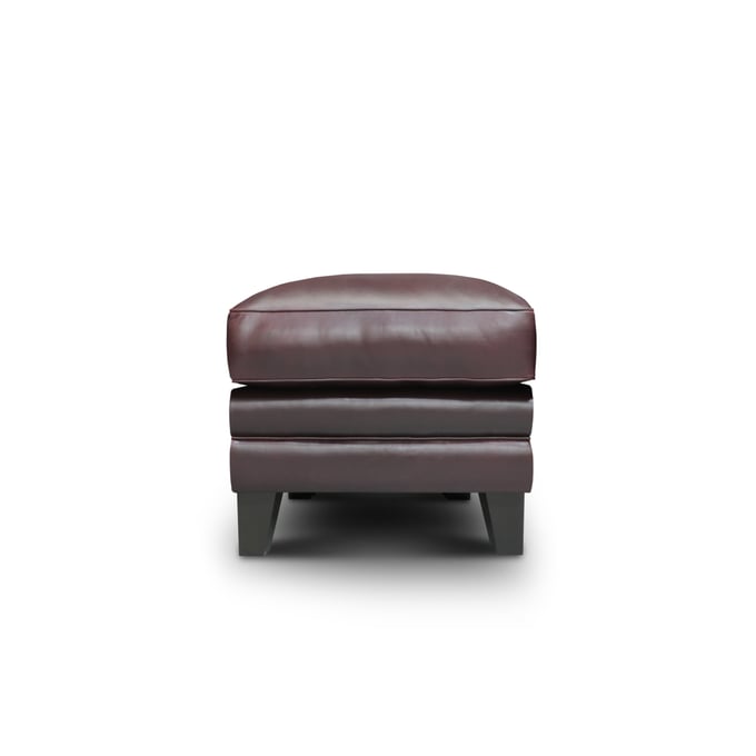 GTR Adriana Burgundy Leather Ottoman Footstool GTR-X17-00