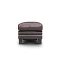 Adriana 100% Top Grain Leather Traditional Ottoman Footstool