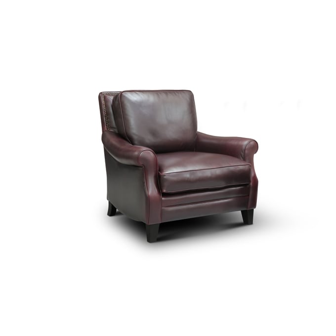 GTR Adriana Burgundy Leather Armchair GTR-X17-10