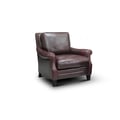 Adriana 100% Top Grain Leather Traditional Armchair