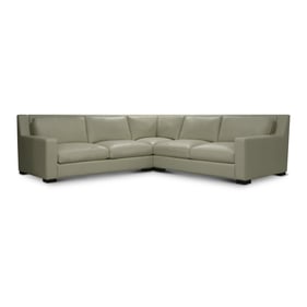 GTR Montreal Linen 121.5 Inch Wide Upholstered Sectional