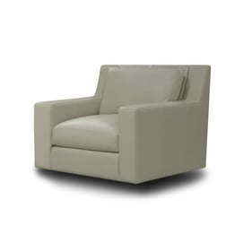 GTR Montreal Linen 40 Inch Wide Upholstered Swivel Chair