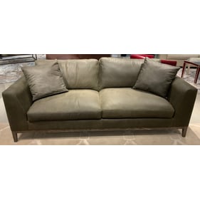 GTR Franz Napa Iron Leather Sofa