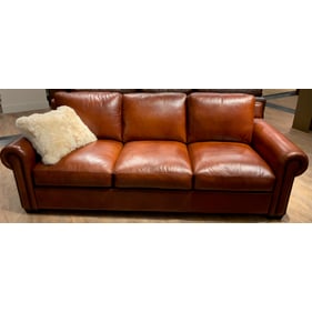 GTR Wembley Luggage Leather Sofa