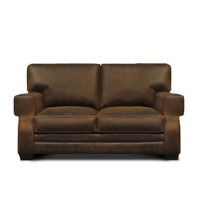 GTR Cordova Espresso Leather Loveseat