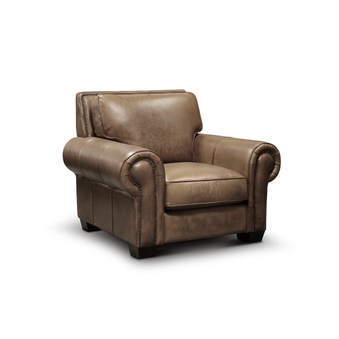 GTR Valencia Taupe Leather Armchair GTR-X6T-10