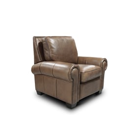 GTR Valencia Taupe Leather Recliner