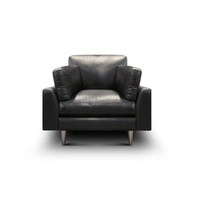 GTR Skyline Dark Navy Leather Armchair