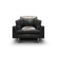 Skyline 100% Top Grain Leather Modern Americana Armchair