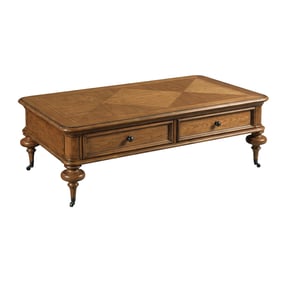 Hammary Pearson Medium Stain Rich Honey Brown Coffee Table