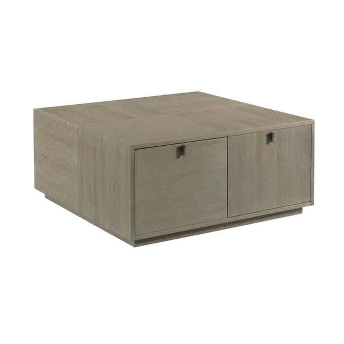 Hammary Creston Natural Gray Palmer Square Coffee Table HAM-015-910