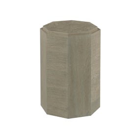 Hammary Creston Natural Gray Clinton Octagonal Chairside Table