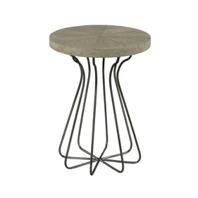 Hammary Creston Natural Gray Brielle Round Accent Table