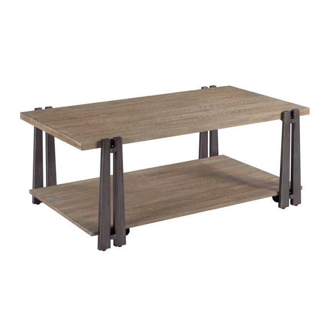 Hammary Medium Stain Weathered Carmel Coffee Table HAM-029-910