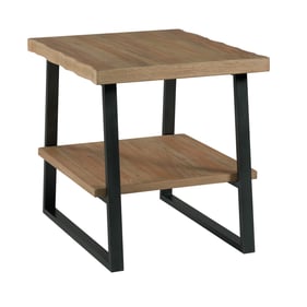 Hammary Light Stain Rectangular End Table