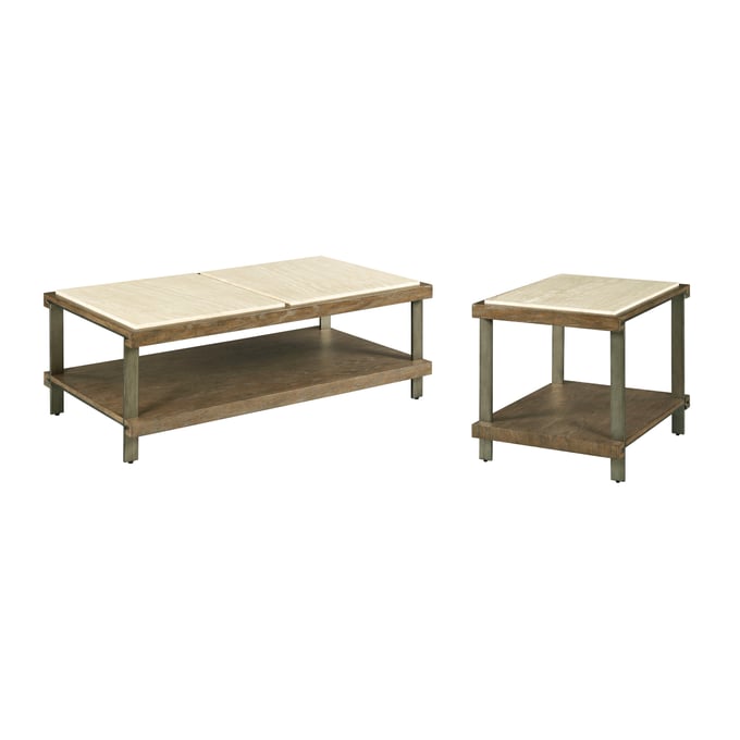 Hammary Amara Taupe Rectangular 3pc Coffee Table Set HAM-034-910-OCT-S1