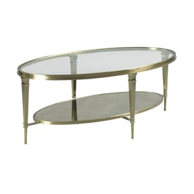 Hammary Galerie Champagne Oval Coffee Table