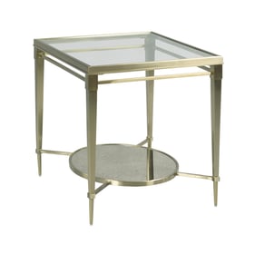 Hammary Champagne Rectangular End Table