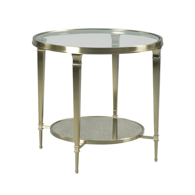 Hammary Galerie Champagne Round End Table HAM-036-918