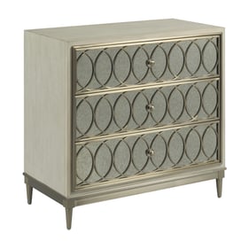 Hammary Light Stain Champagne Accent Cabinet