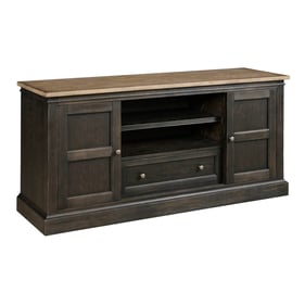 Hammary Hancock Natural White Black 66 Inch Entertainment Console