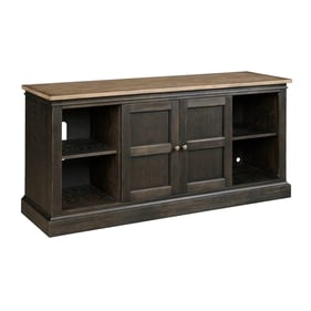 Hammary Hancock Natural White Black 76 Inch Entertainment Console