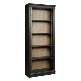 Hammary Hancock Natural White Black Bunching Bookcase