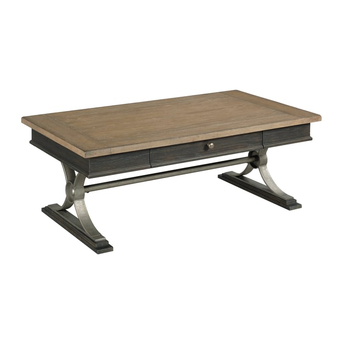 Hammary Black Rectangular Coffee Table HAM-038-913