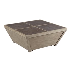 Hammary West End Soft Griege Square Coffee Table