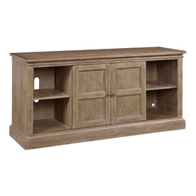 Hammary Light Stain Natural Entertainment Console 66 Inch