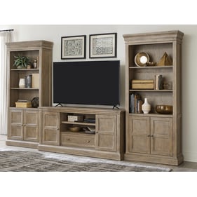 Hammary Donelson Vintage Natural Entertainment Center With 66 Inch Console