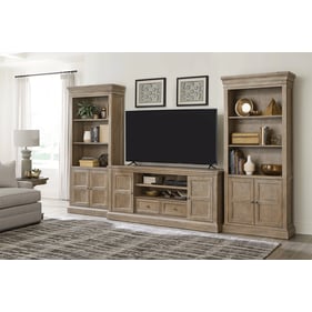 Hammary Donelson Vintage Natural Entertainment Center With 76 Inch Console