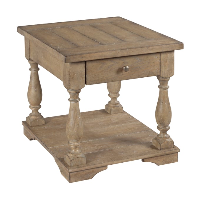 Hammary Donelson Vintage Natural Rectangular Drawer End Table HAM-048-915